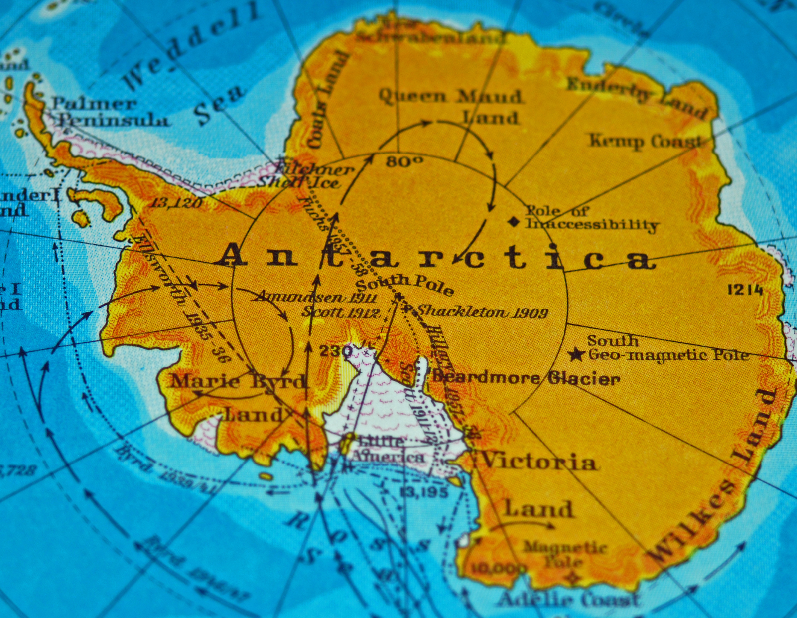 antarctica map